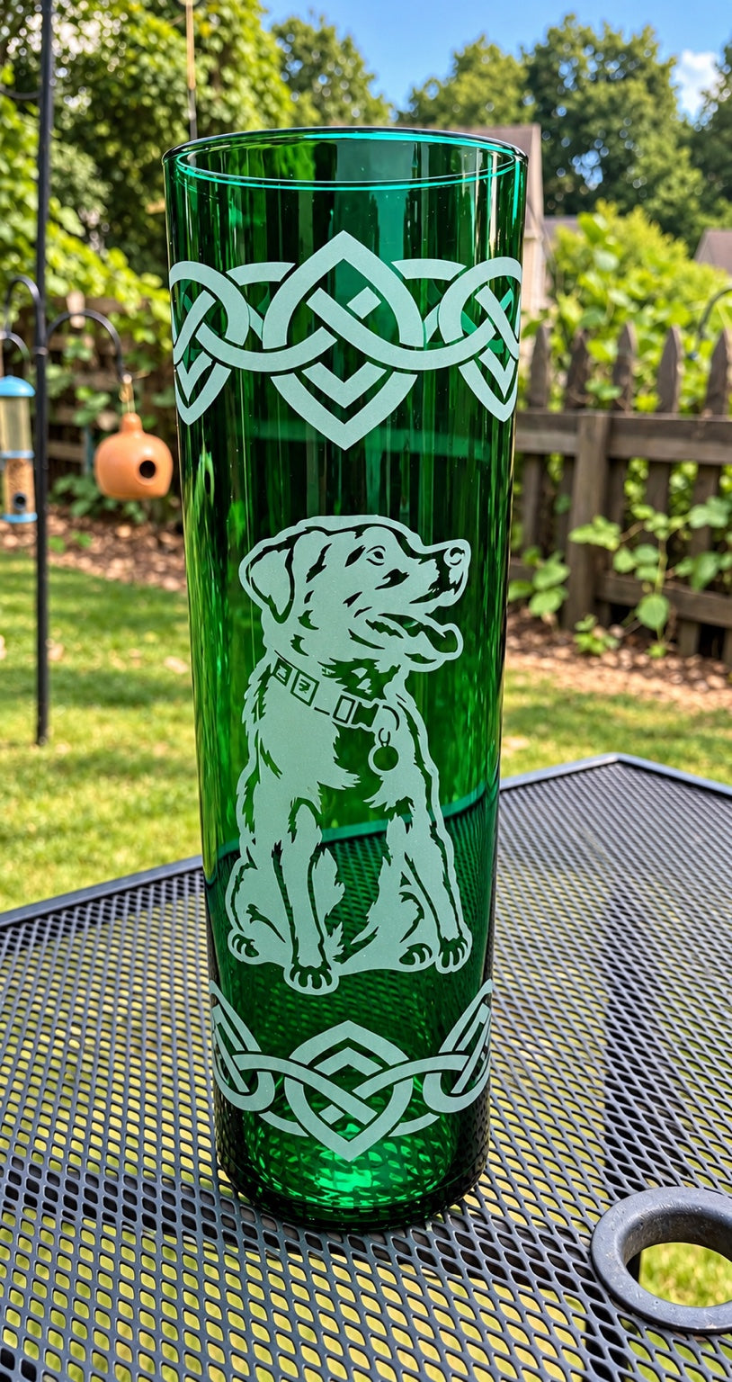 Custom etched specialty glass