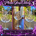 The Fairy hand-etched glassware by Phases Glass Etching
